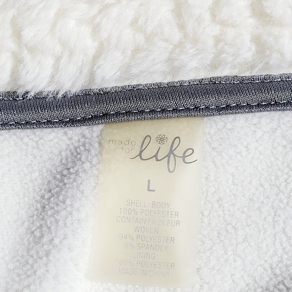 Made for Life Faux Fur Women's Jacket  L - Picture 7 of 10